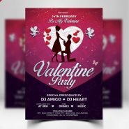 Valentines Day Flyer Free PSD Valentines Day Flyer Free PSD