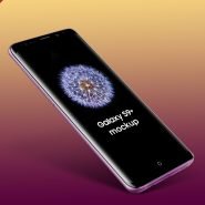 Floating Galaxy S9 Plus Mockup Free PSD