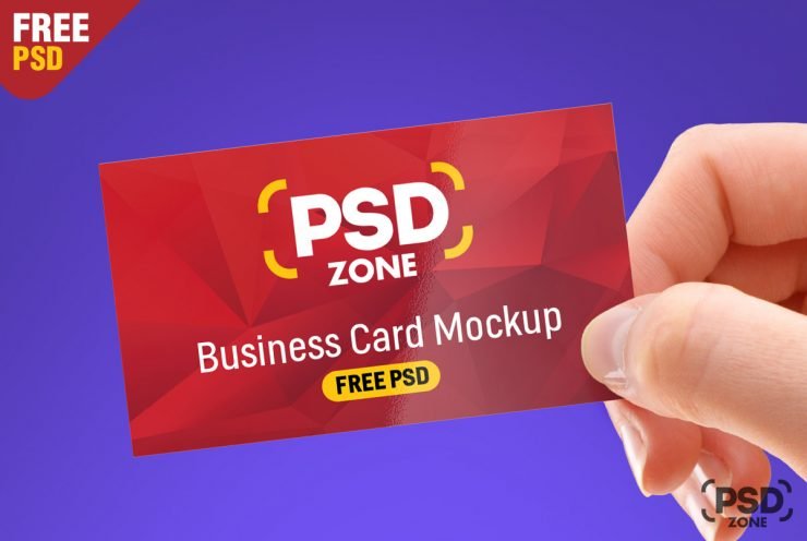 Free Business Card Mockup PSD