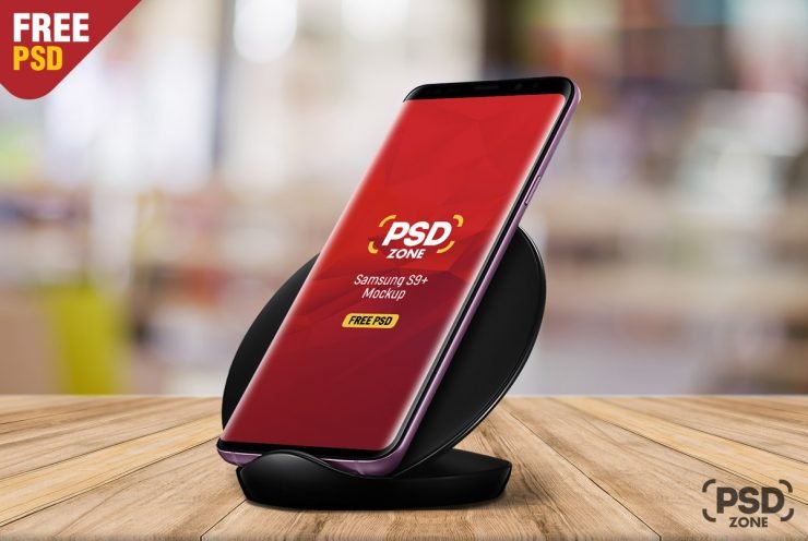 Samsung S9+ Mockup Free PSD