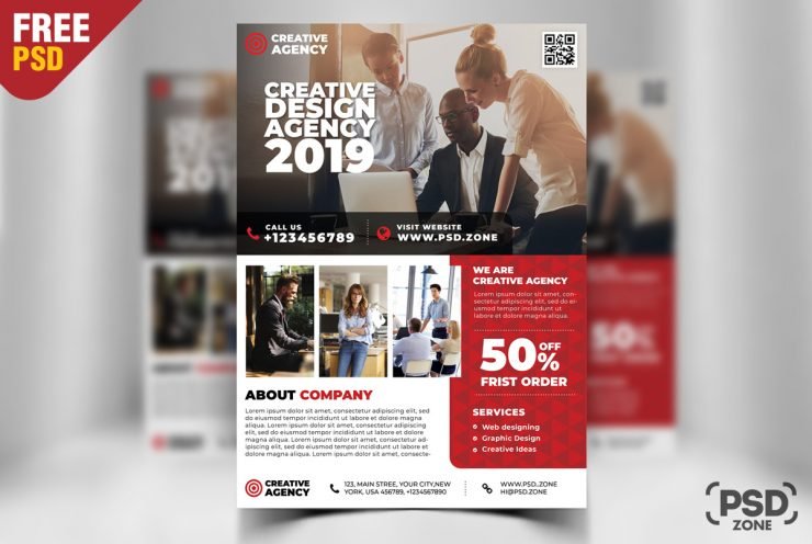 Free Corporate Business Flyer Design PSD