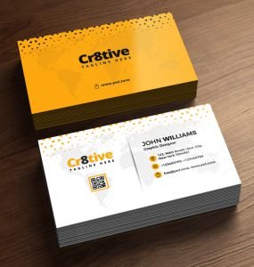 Clean Business Card Design Free PSD