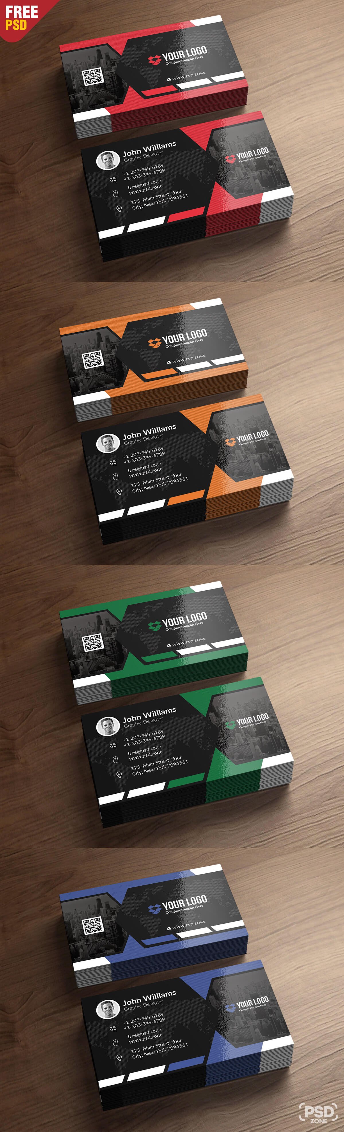 Premium Business Card Templates Free PSD