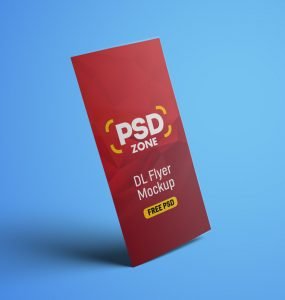 DL Flyer Mockup PSD