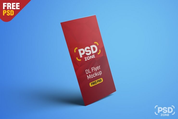 DL Flyer Mockup PSD