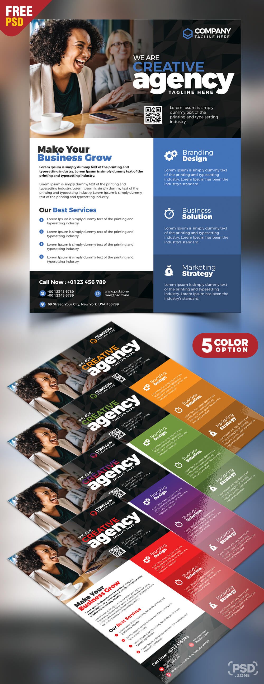 Business Advertisement Flyer PSD Templates