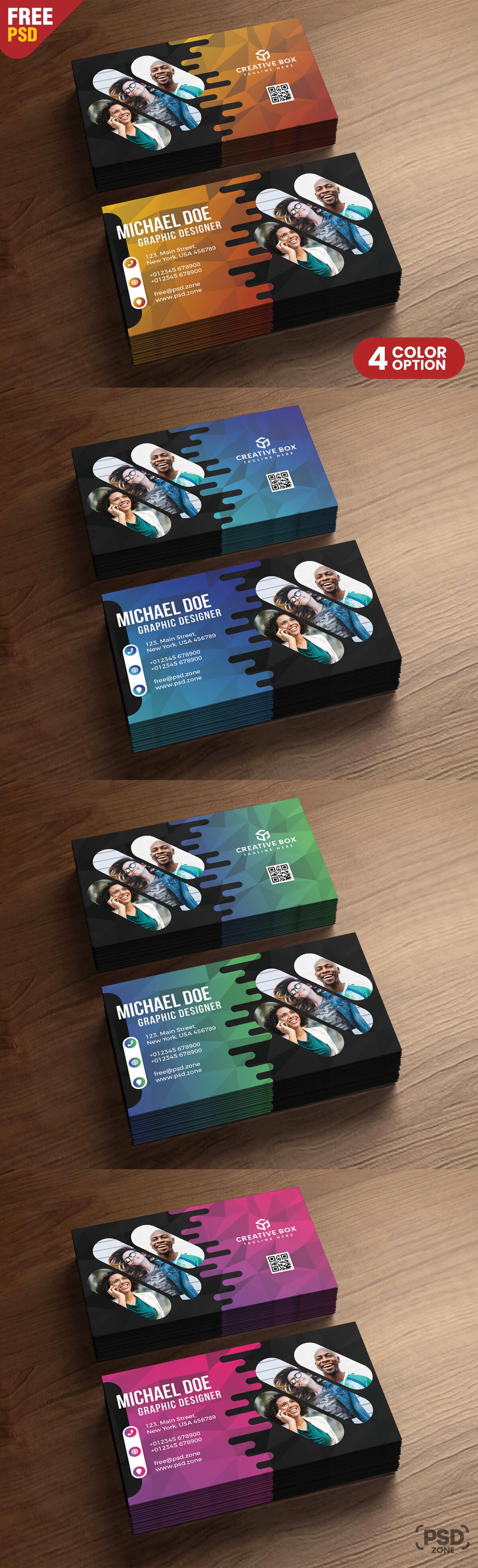 Creative Business Card PSD Templates