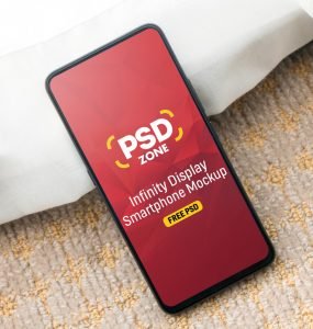Infinity Display Smartphone Mockup