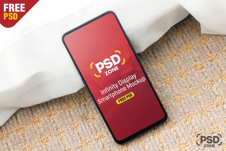 Infinity Display Smartphone Mockup
