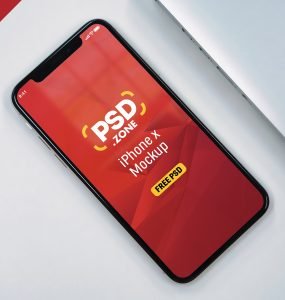 Clean Apple iPhone X Mockup