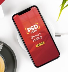 Clean iPhone X Mockup PSD