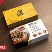 PSD Fast Food Restaurant Business Card Design PSD Fast Food Restaurant Business Card Design