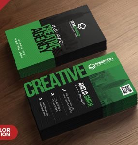 Creative Vertical Business Card PSD