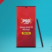Galaxy Note 10 Mockup PSD