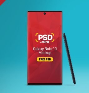 Galaxy Note 10 Mockup PSD
