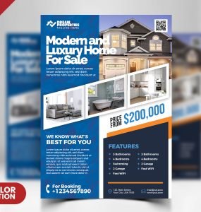 Real Estate Business Flyer PSD