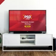 Television Screen Mockup PSD