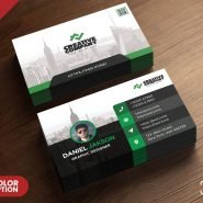 Business Card Design PSD Template