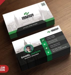 Business Card Design PSD Template