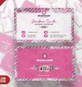 Beautiful Business Card Design PSD