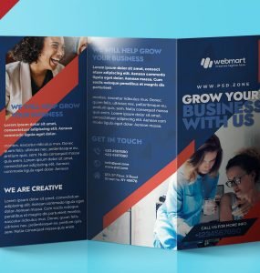TriFold Brochure Design PSD Template