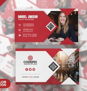 Modern Business Card Design PSD