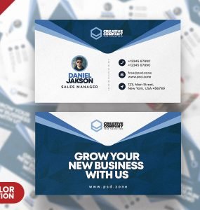 Creative Business Card Design PSD