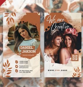 Fashion Designer Business Card PSD