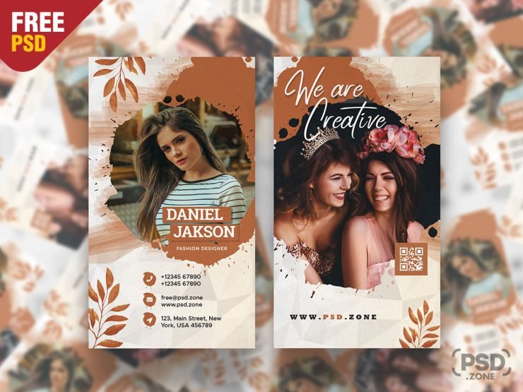 Fashion Designer Business Card PSD