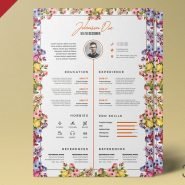 Beautiful Resume Design PSD Template Beautiful Resume Design PSD Template