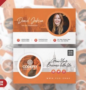 Best Corporate Business Card PSD Template