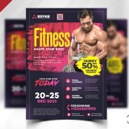 Gym Fitness Center Flyer PSD Gym Fitness Center Flyer PSD