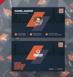 Modern Designer Business Card PSD Template