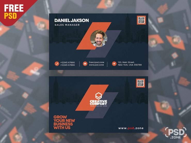 Modern Designer Business Card PSD Template