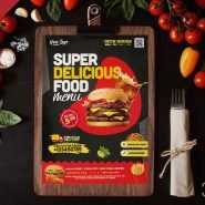 Restaurant Food Menu Design PSD Template