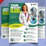 Hospital and Medical Clinic Flyer PSD Hospital and Medical Clinic Flyer PSD