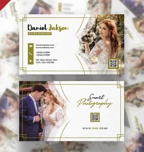 Wedding Photography Business Card PSD