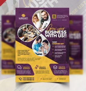 Business Promotion Flyer PSD Design