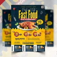 Fast Food Restaurant Promotion Flyer PSD