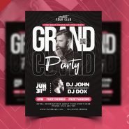 Premium Party Event Flyer Design PSD