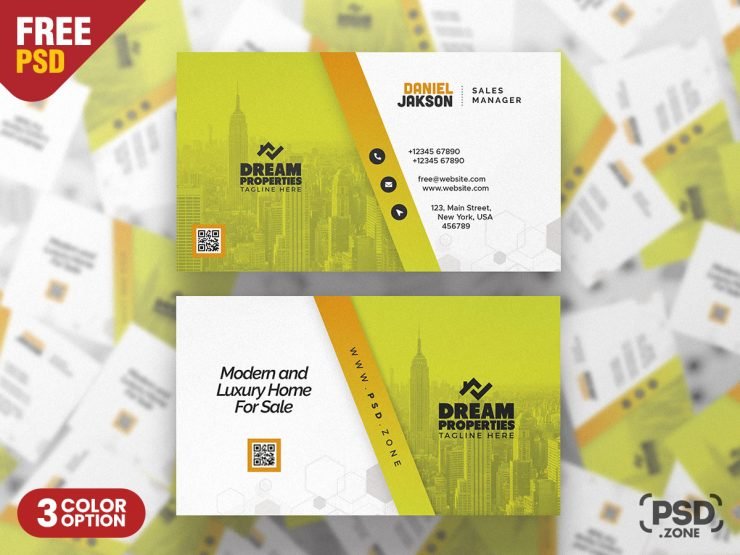 Professional Business Card Design PSD