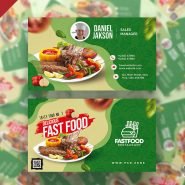 Restaurant Business Card PSD Template Restaurant Business Card PSD Template