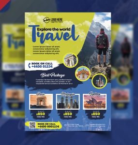 Holiday Packages Flyer PSD Template