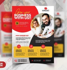 Business Flyer Design PSD Template