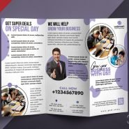 Corporate TriFold Brochure Design PSD Corporate TriFold Brochure Design PSD