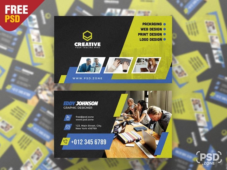 Modern and Creative Business Card PSD
