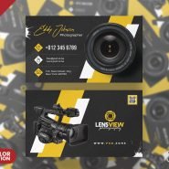 Photography Business Card PSD Template Set Photography Business Card PSD Template Set