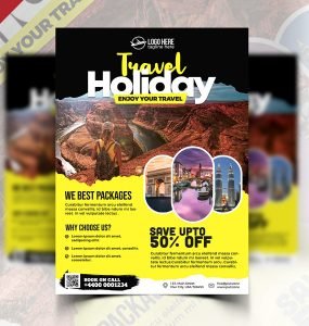 Travel Agency Promotion Flyer PSD