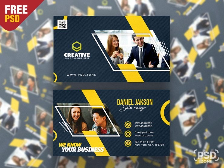 Designer Business Card Premium PSD Template