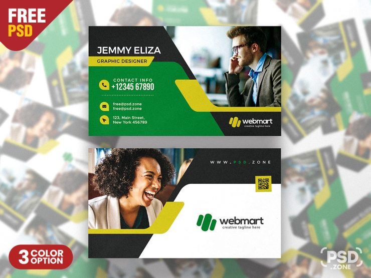 Digital Marketing Company Business Card PSD
